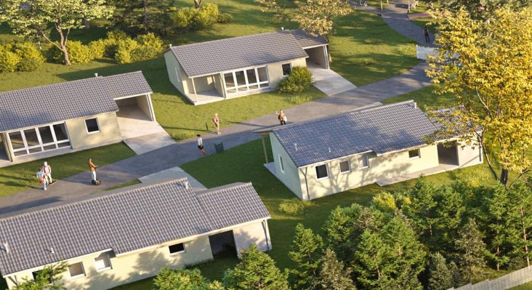 Moderne recreatiewoning in Duitsland voor investering in vastgoed in het buitenland met uitzicht op natuur